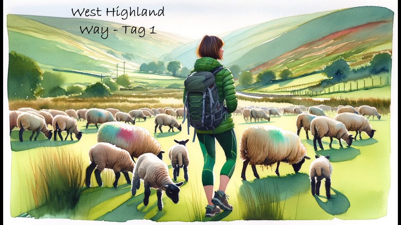 Wandern in Schottland: West Highland Way Tag 1