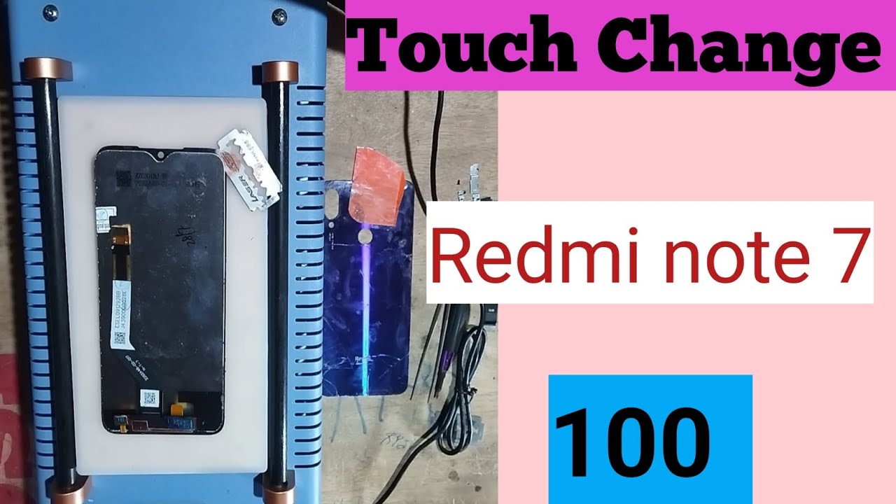 Redmi Note 7 Front Touch Glass Replacement / Touch change
