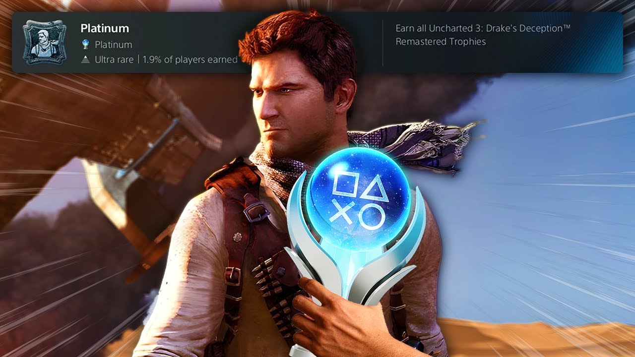 Платиновая награда в Uncharted 3 — это, по сути, бомба... Но всё равно, она потрясающая.