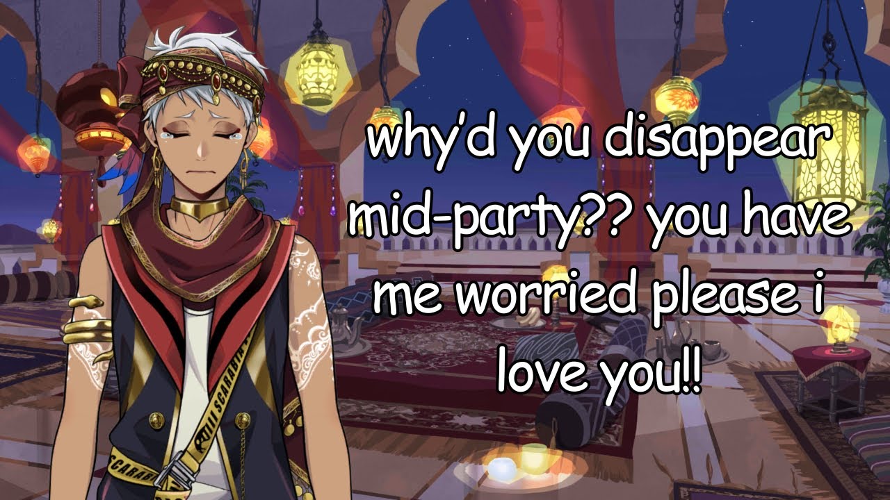 Kalim keeps you company after getting overwhelmed at a loud party