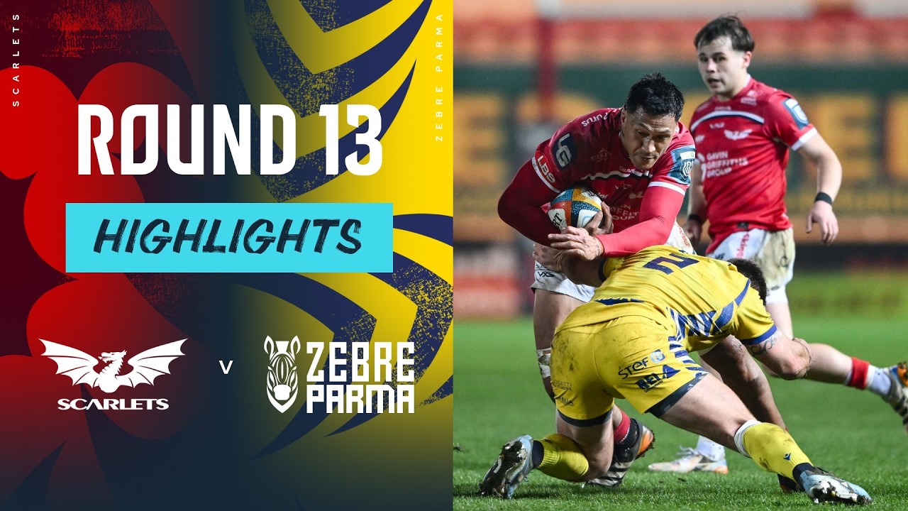 Scarlets v Zebre Parma | Highlights | Round 13 | URC 2025/26