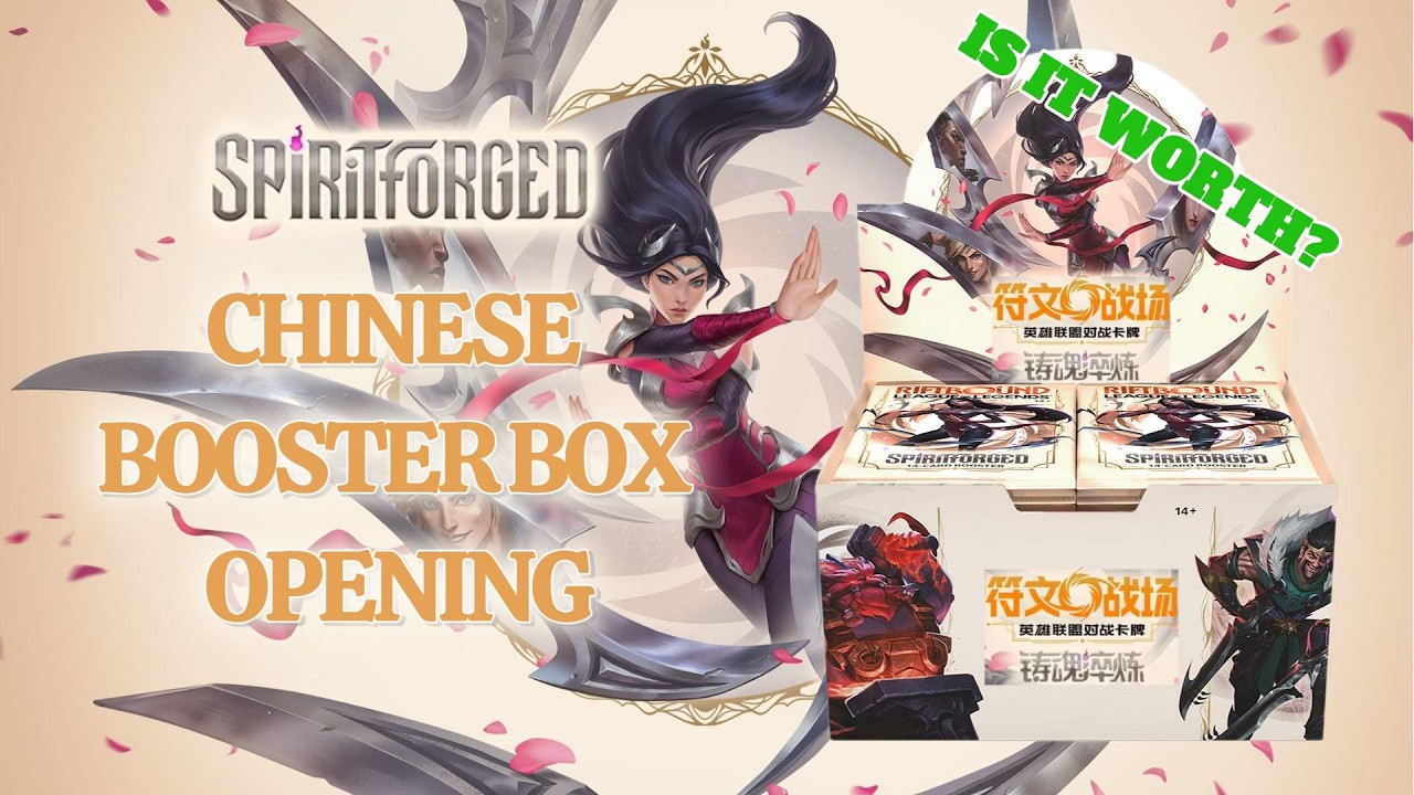 Riftbound: Spiritfroged Booster Box Opening