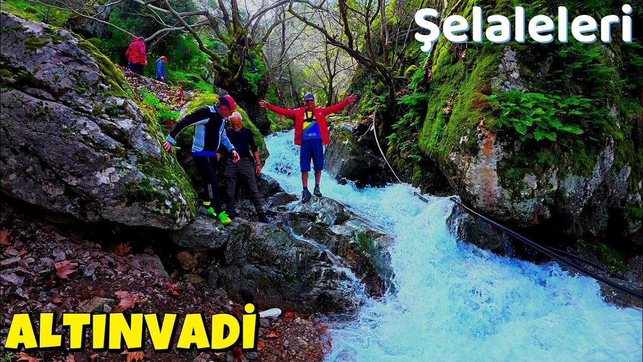 Narlıdere Altınvadi şelaleleri Bisiklet ve yürüyüş yolları güzerğahı.