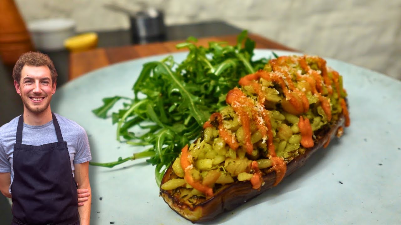Don't Think You Like Aubergine/Eggplant? This Recipe Will Change Your Mind | Vegan Stuffed Aubergine