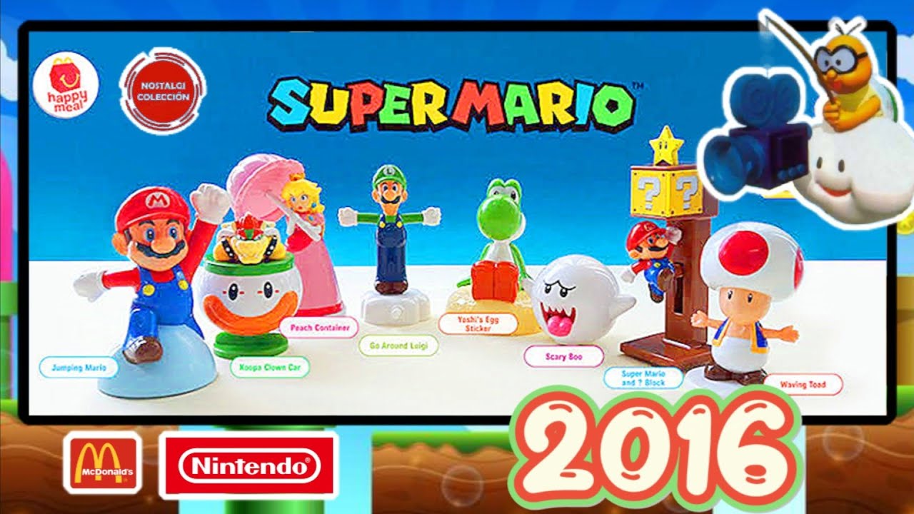Colección Completa Super Mario McDonald's 2016: ¡Nostalgia Pura!