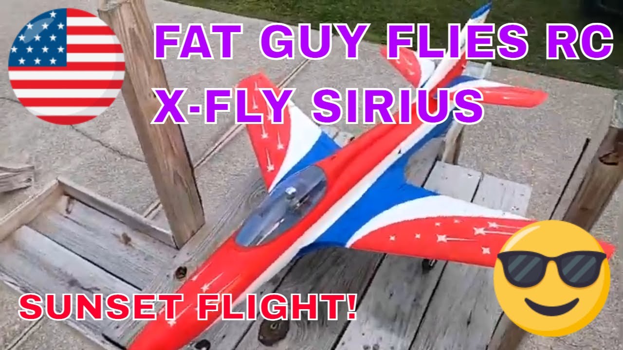 Beautiful Sunset Flight with the X-Fly Sirius by Fat Guy Flies Rc