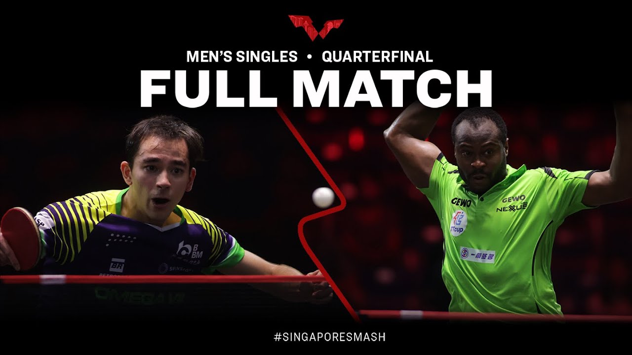 FULL MATCH | Hugo CALDERANO vs Quadri ARUNA | MS QF | #SingaporeSmash 2023