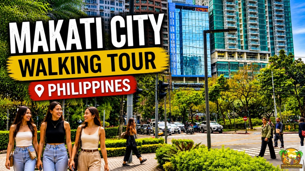 Makati City Walking Tour | San Lorenzo Street Life in 4K Philippines
