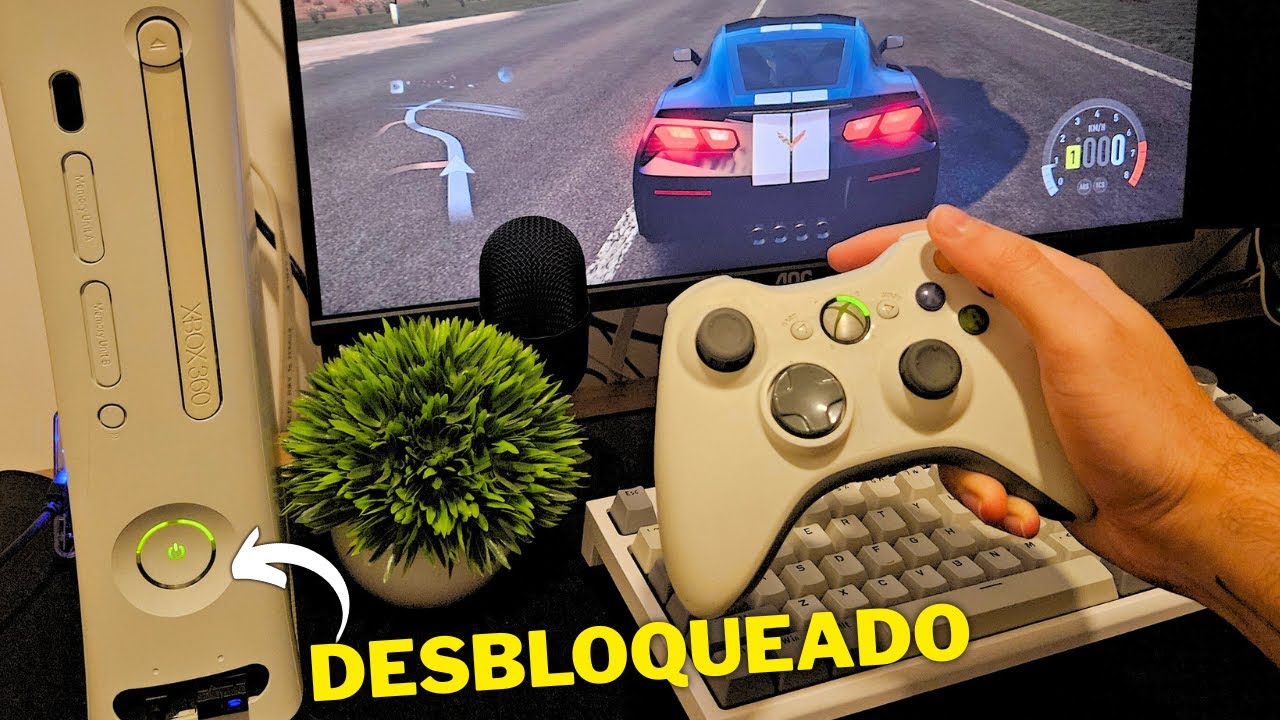 DESBLOQUEANDO MEU XBOX 360, MUITO FÁCIL E MUITOS JOGOS!!