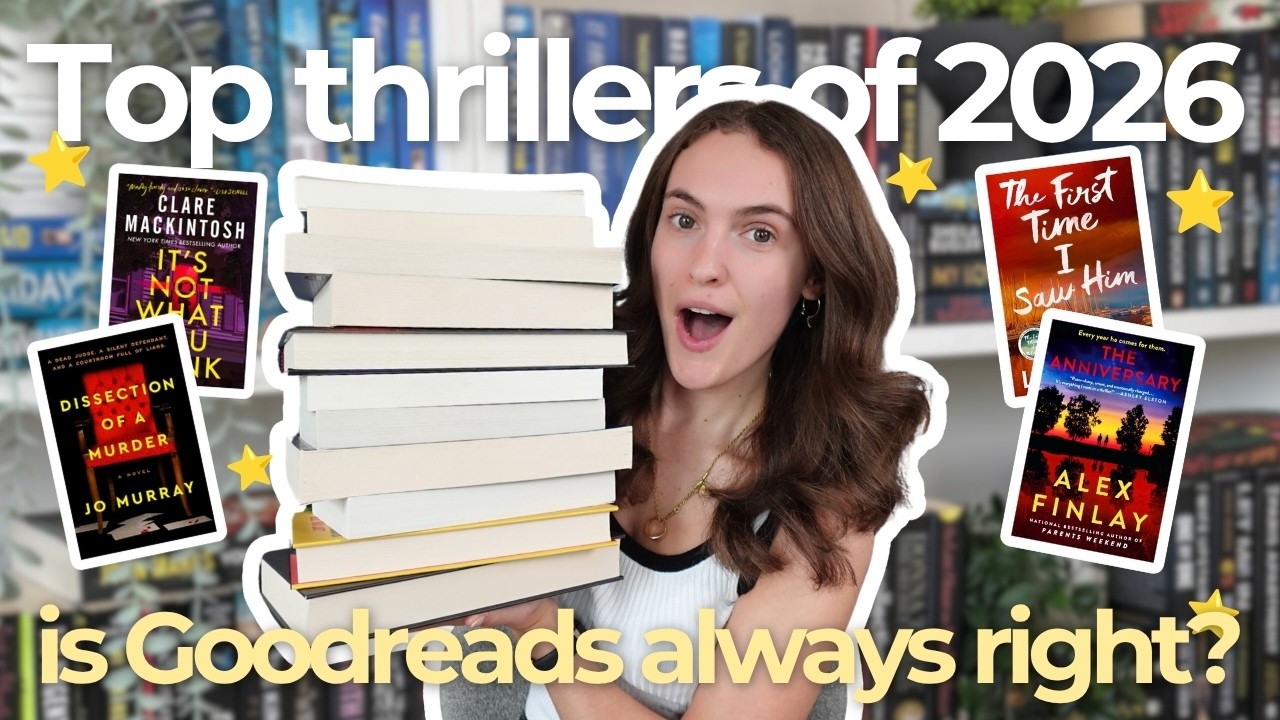 Goodread's most popular thrillers of 2026 *Do you agree?* 📚 | booktube
