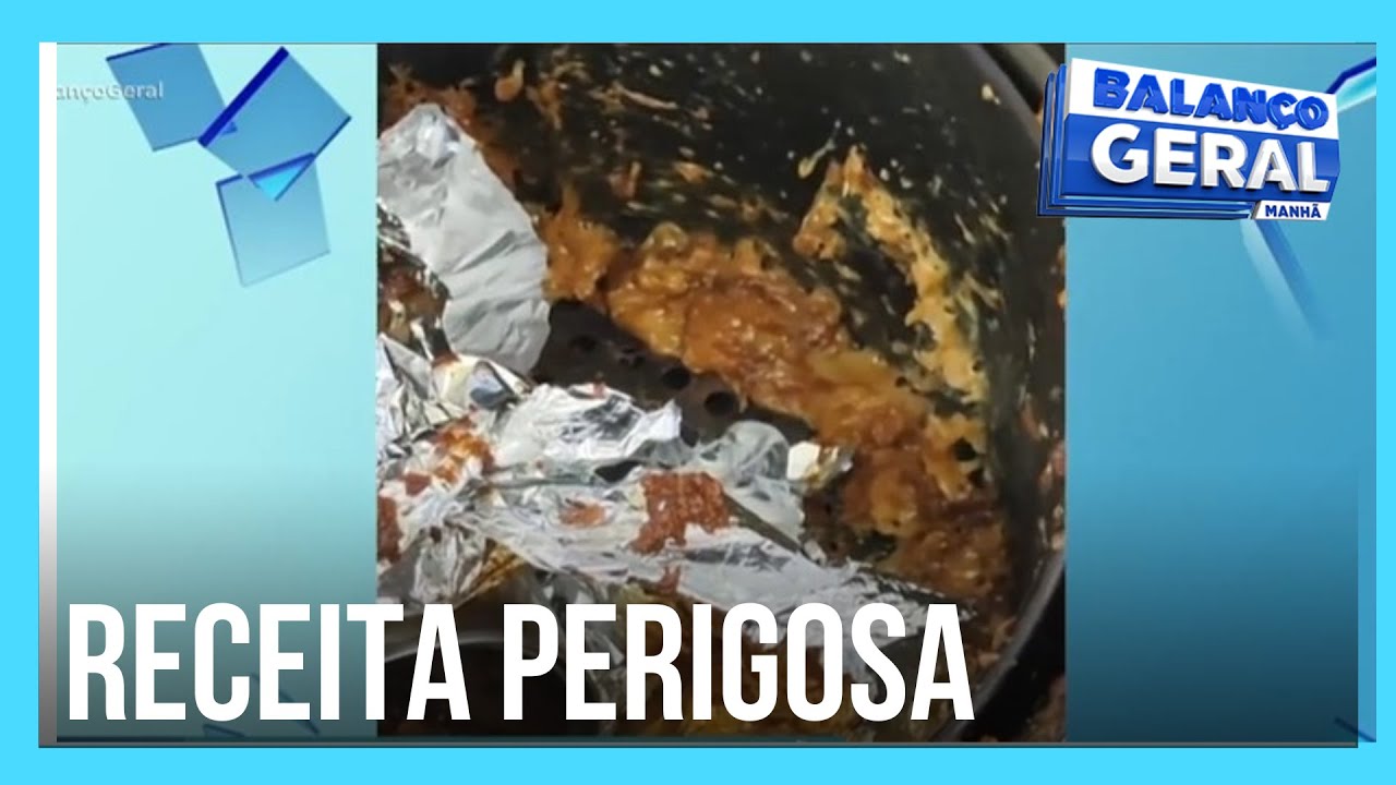 Popular na internet, receita de doce de leite na fritadeira elétrica pode provocar acidentes