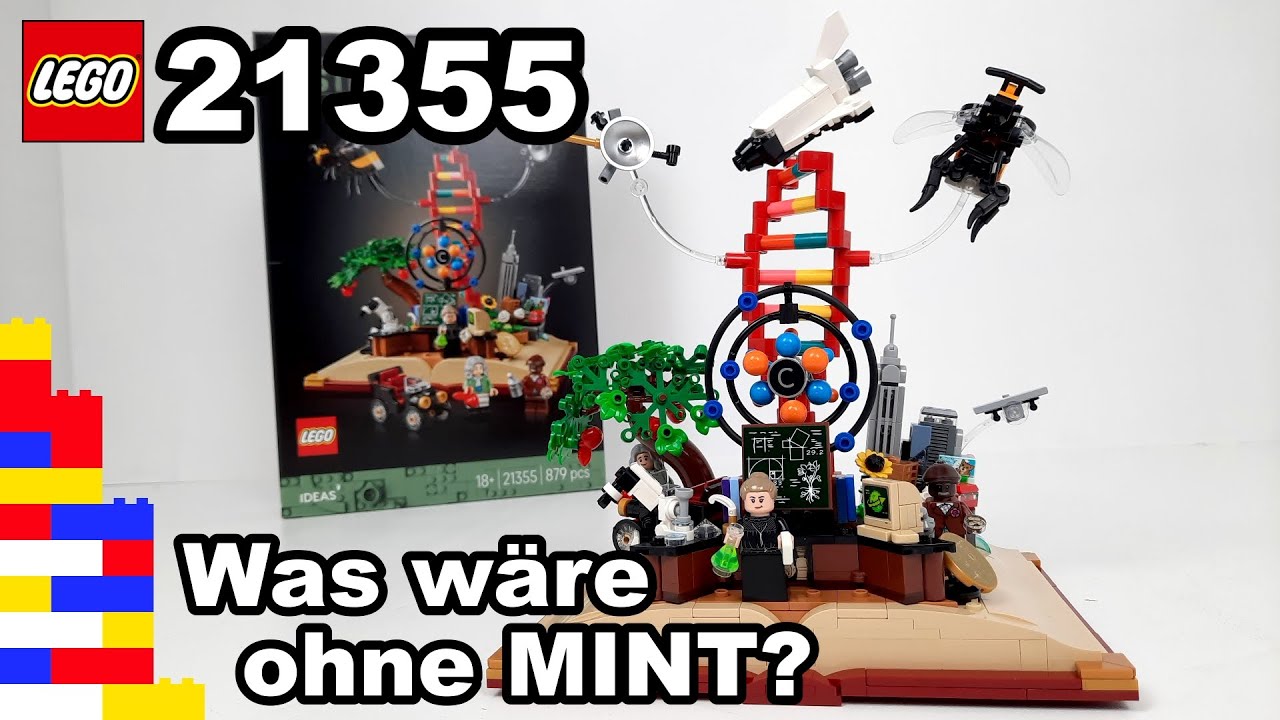 Ein Hoch auf die Wissenschaften mit tollen Anekdoten. LEGO® Ideas 21355 MINT [Review]