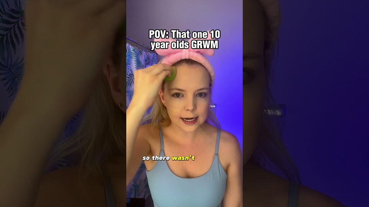#pov that one 10 year olds GRWM (PART 2)