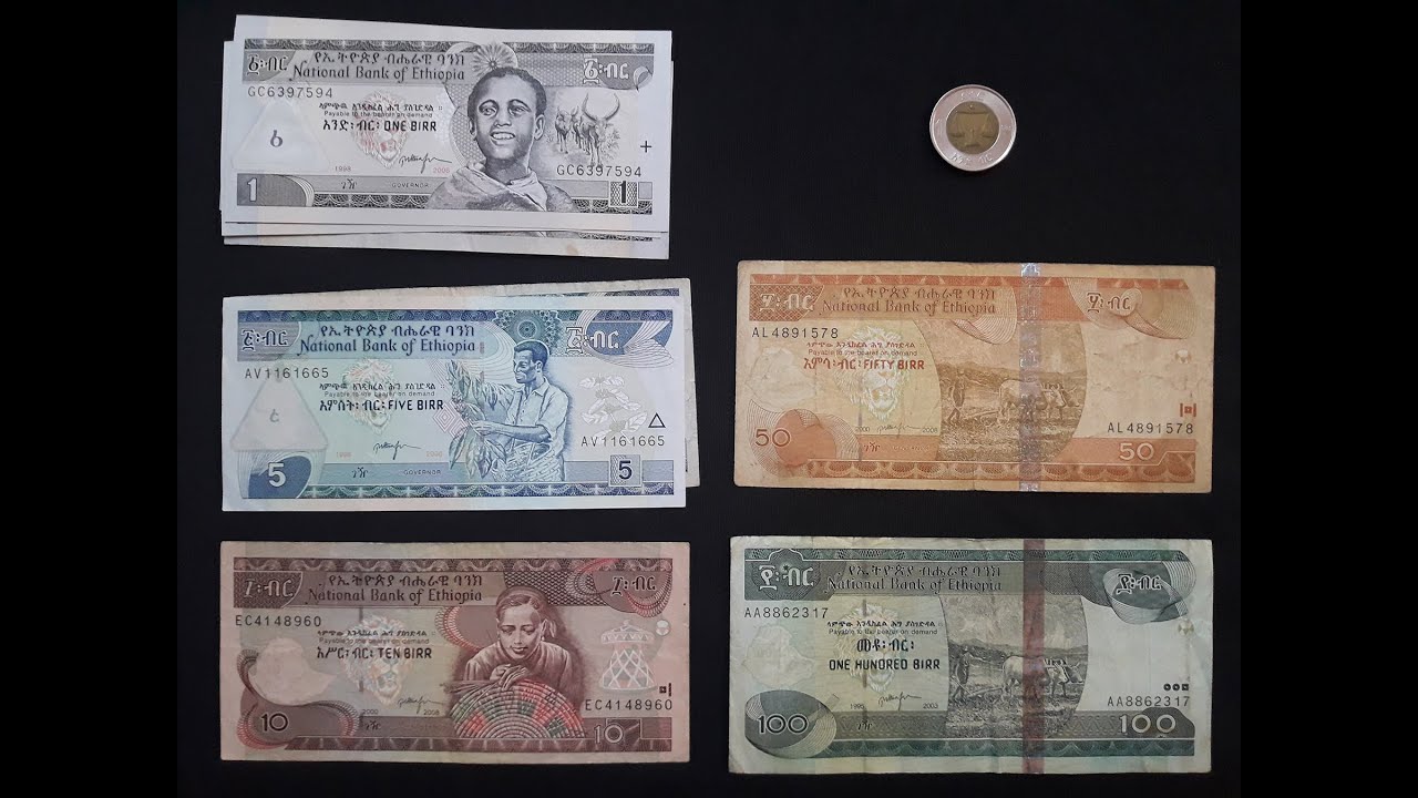 MY COLLECTION: ETHIOPIA BIRR Coins & Banknotes