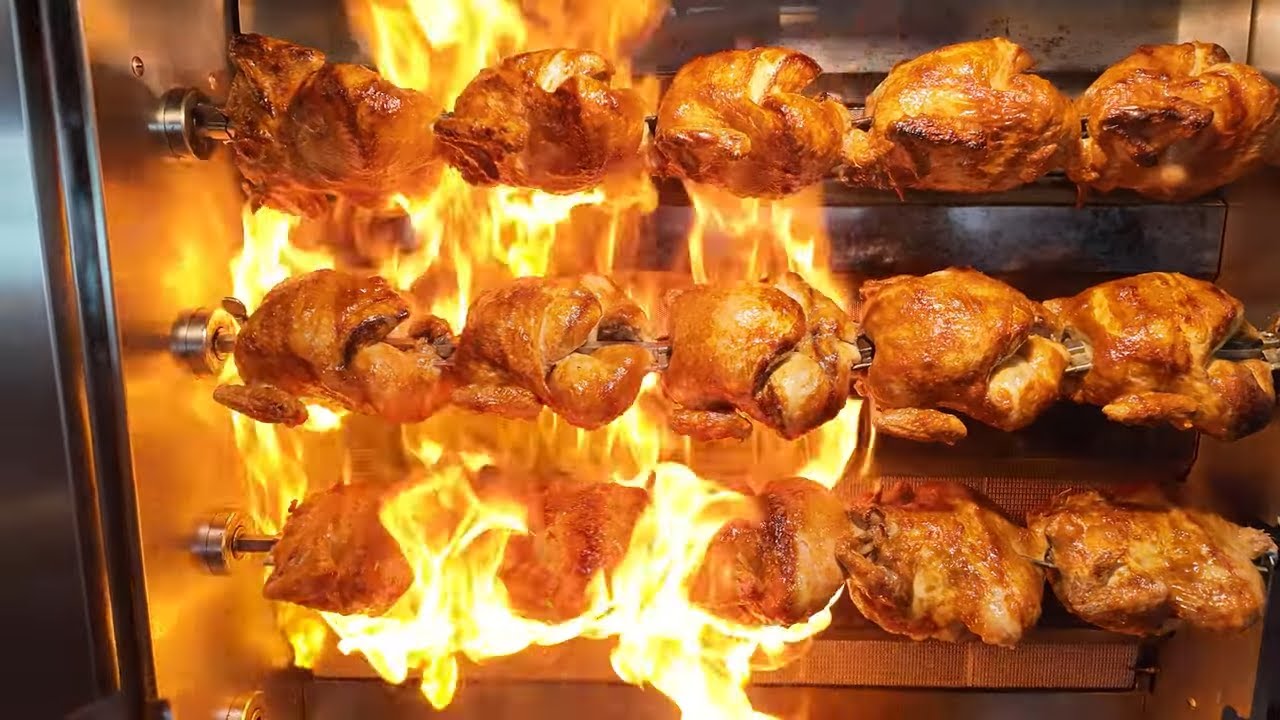 Шаурма, шашлык и восхитительная сирийская курица-гриль | немецкая уличная еда