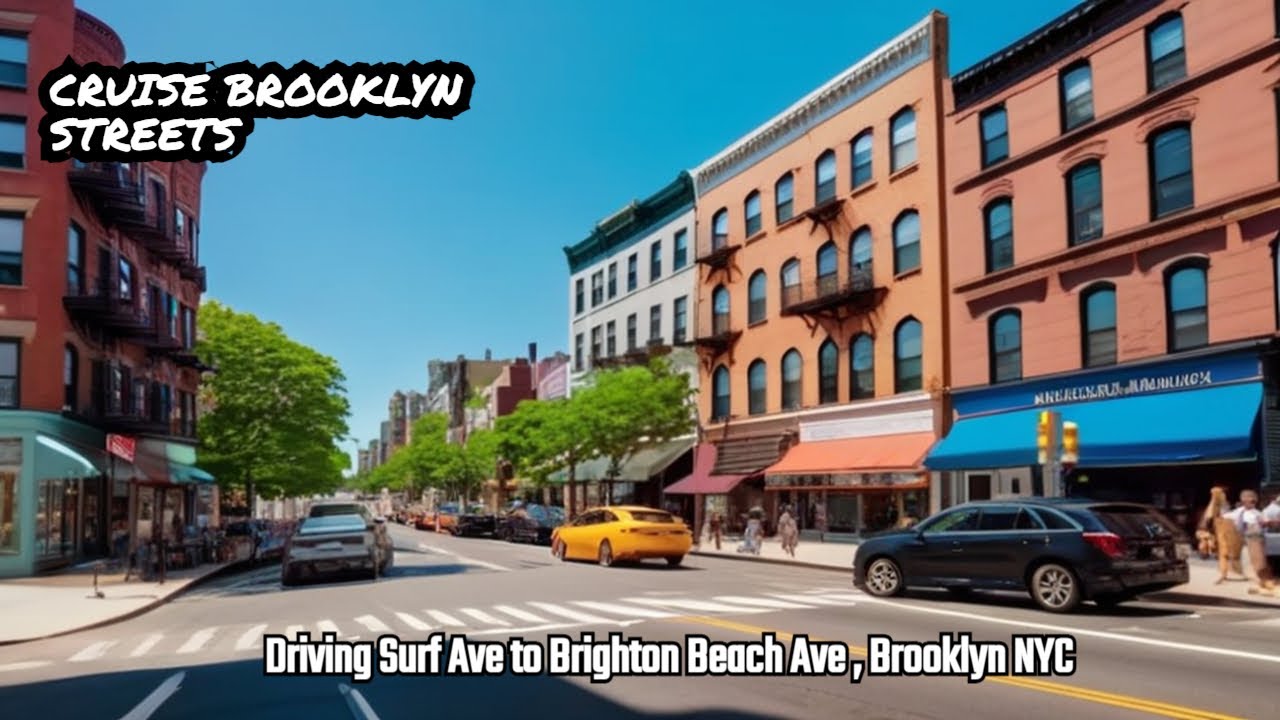 Driving Surf Ave to Brighton Beach Ave , Brooklyn NYC