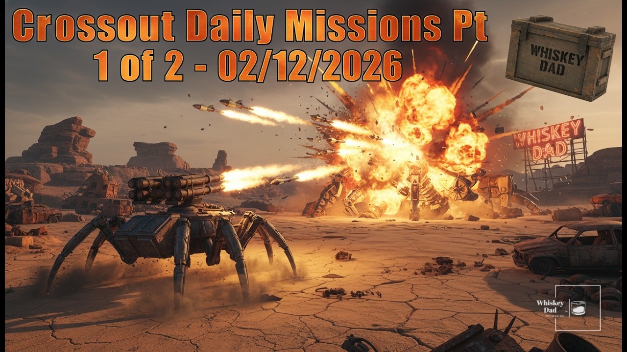 Crossout Daily Missions Pt 1 of 2 - This Build Is Wheelie Intense - 02/12/2026