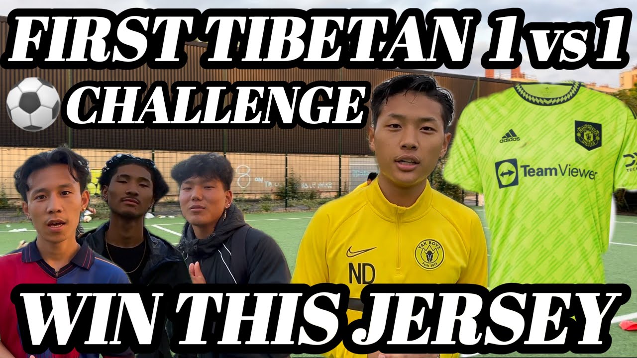 First Tibetan 1v1 football challenge. Winner will get the jersey. Tibetan vlogger #tibetanvlog