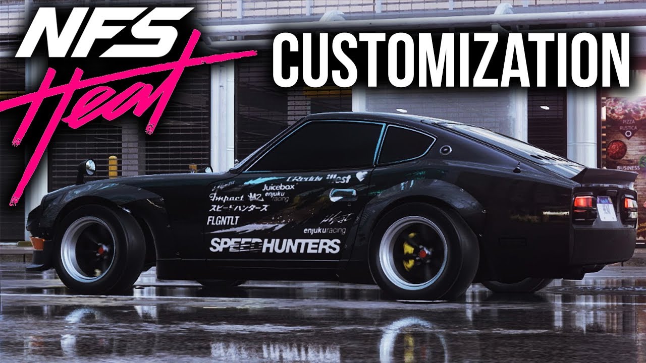NFS HEAT - Nissan Datsun 240Z (Customization and Speed Wrap)