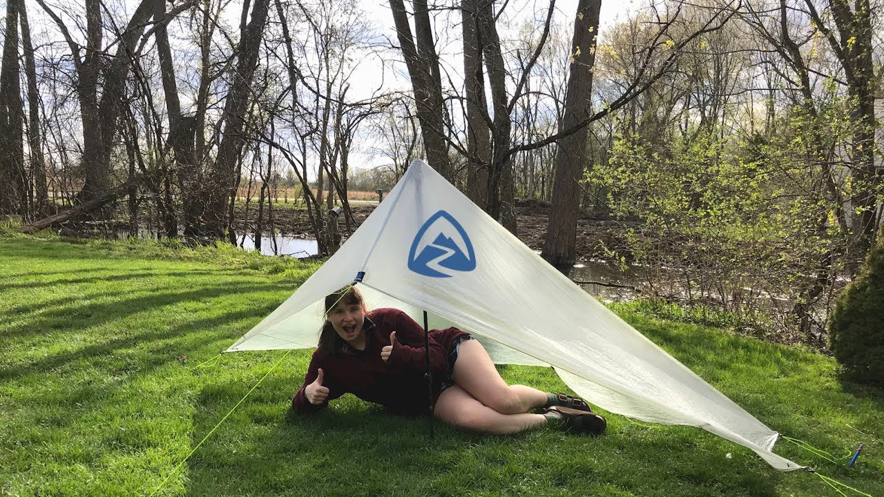 Zpacks Hexamid Pocket Tarp Set-Up