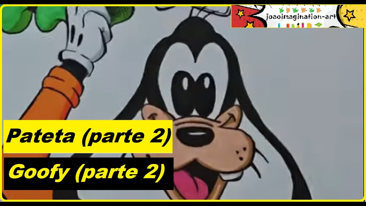 Como desenhar o Pateta (parte 2) / How to draw Goofy (parte 2)
