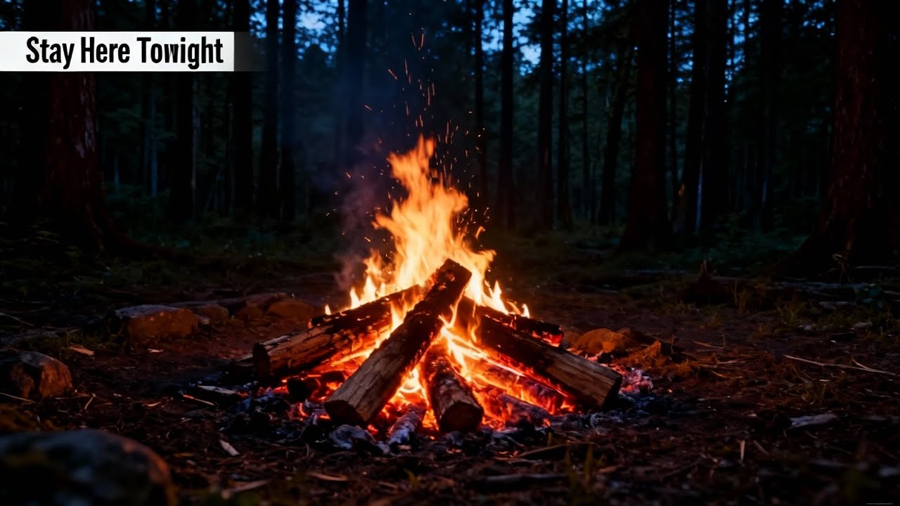 8 Hours of CALM Campfire Ambience to SOOTHE Your Mind