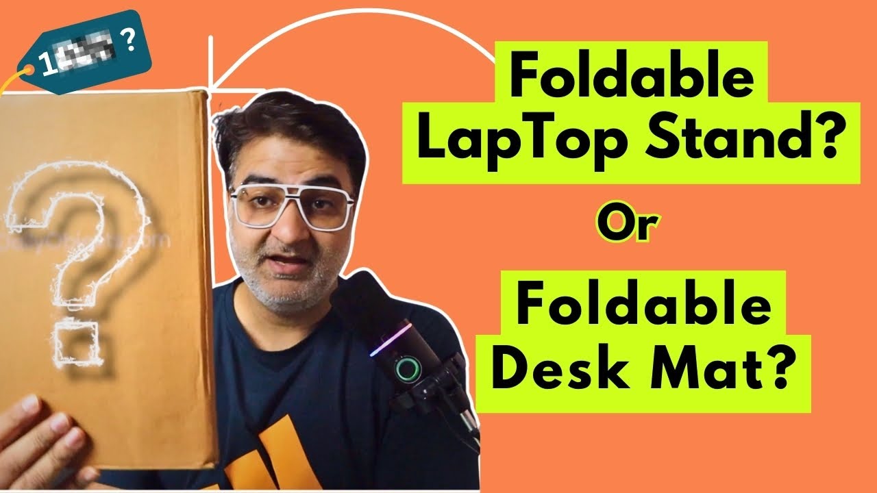 Best Foldable Desk Mat with Laptop Stand In India - Unboxing & Review