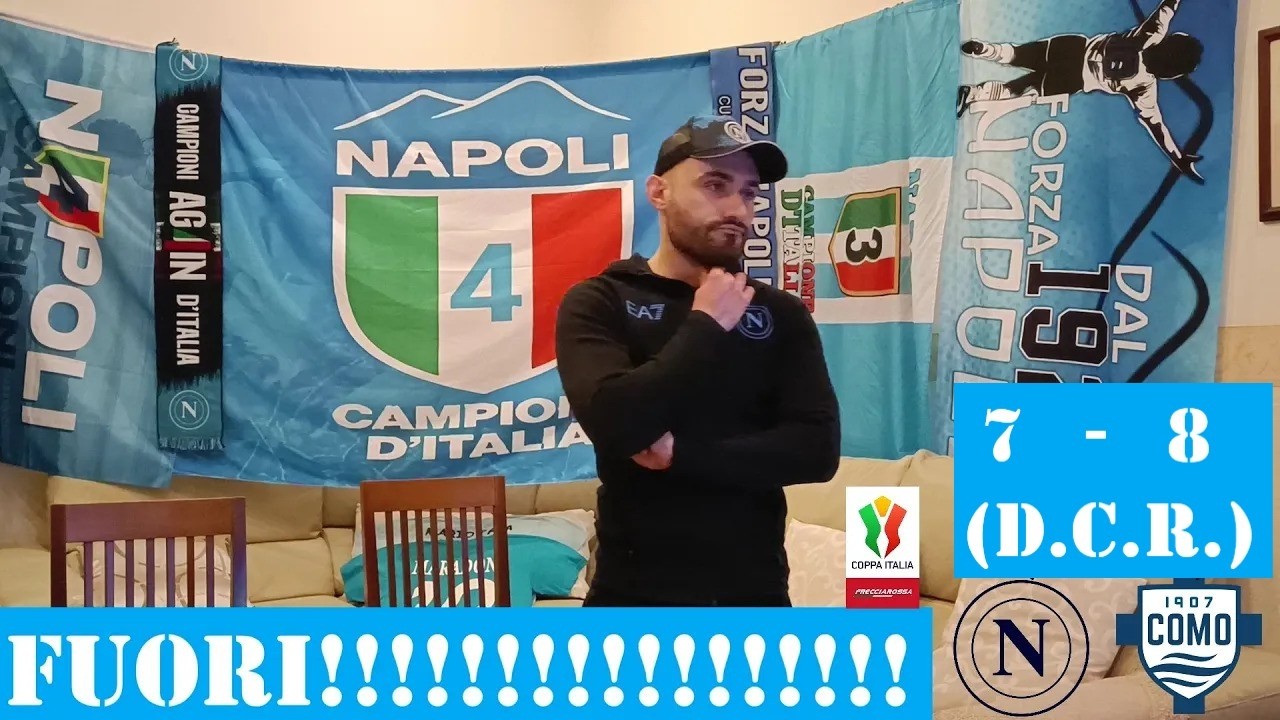 Napoli - Como 8-9 (D.C.R.) | 11-02-2026 | Quarti di Finale Coppa Italia | Live Reaction Casa Cuomo |