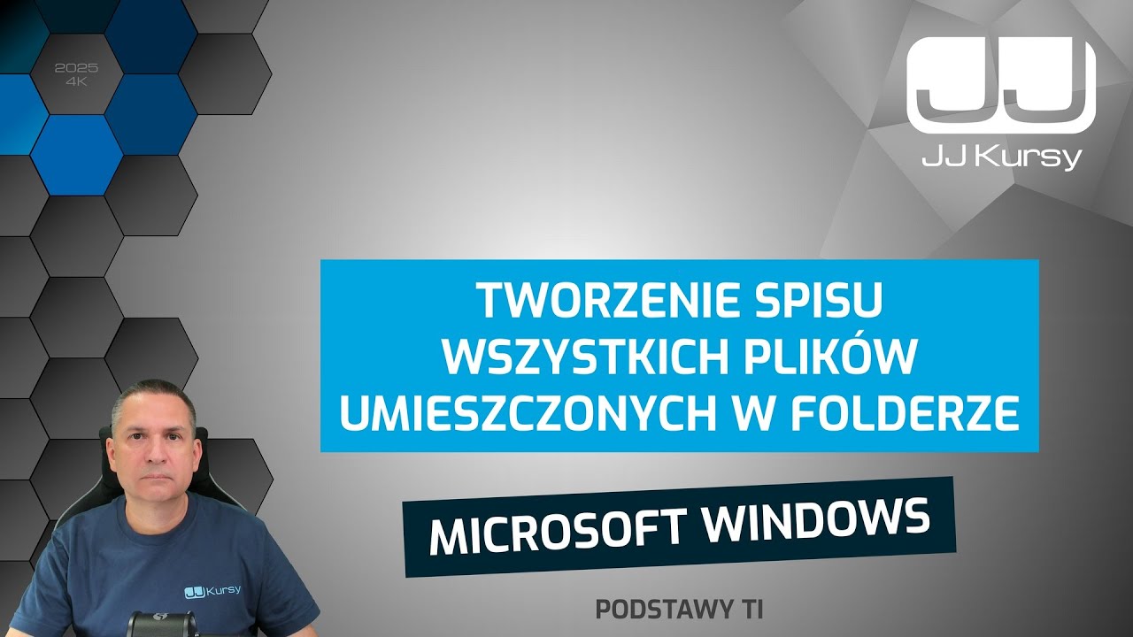 Tworzenie spisu wszystkich plik&oacute;w umieszczonych w folderze