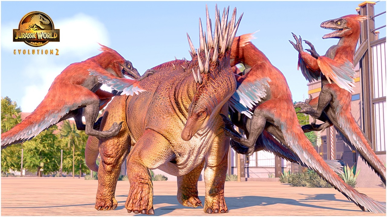 Amargasaurus VS All Land Carnivorous Dinosaurs - Jurassic World Evolution 2