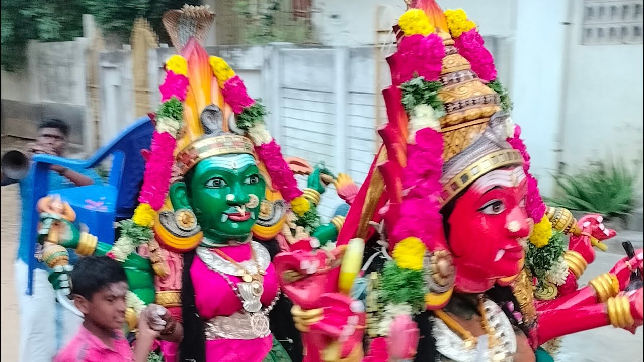 பச்சை பவள காளியம்மன் புறப்பாடு Part 2 #kumbakonam #festival #video #2024