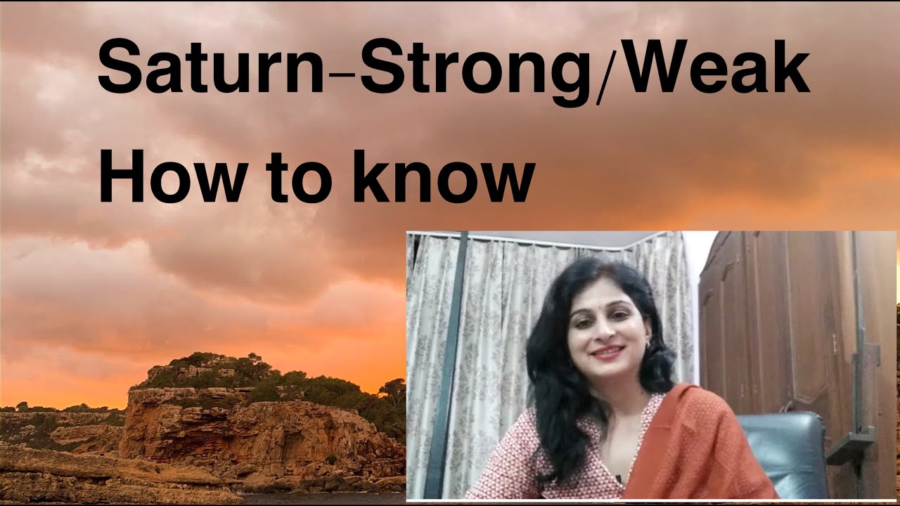Saturn -Strong/ Weak...How to know-(HINDI)