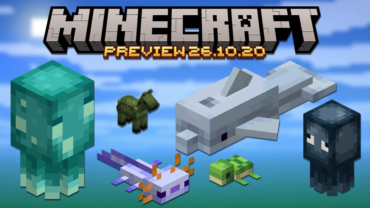 NEW BABY MOBS + UI Changes & Major Fixes! Minecraft Preview 26.10.20 Update