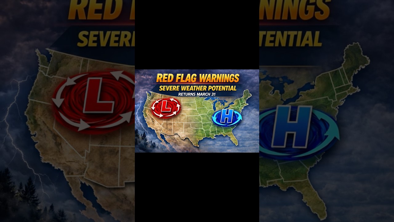 Weather Update Mar 28-Apr 02: Red Flag Warnings | Severe Weather Potential Returns Mar 31st