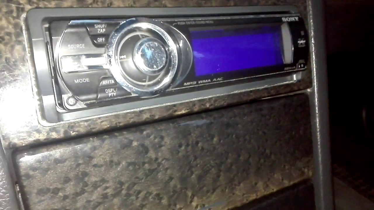 Sony Xplod CDX-GT930UI Car Stereo (My Car Mercedes Benz W210 Wagon Avantgarde)