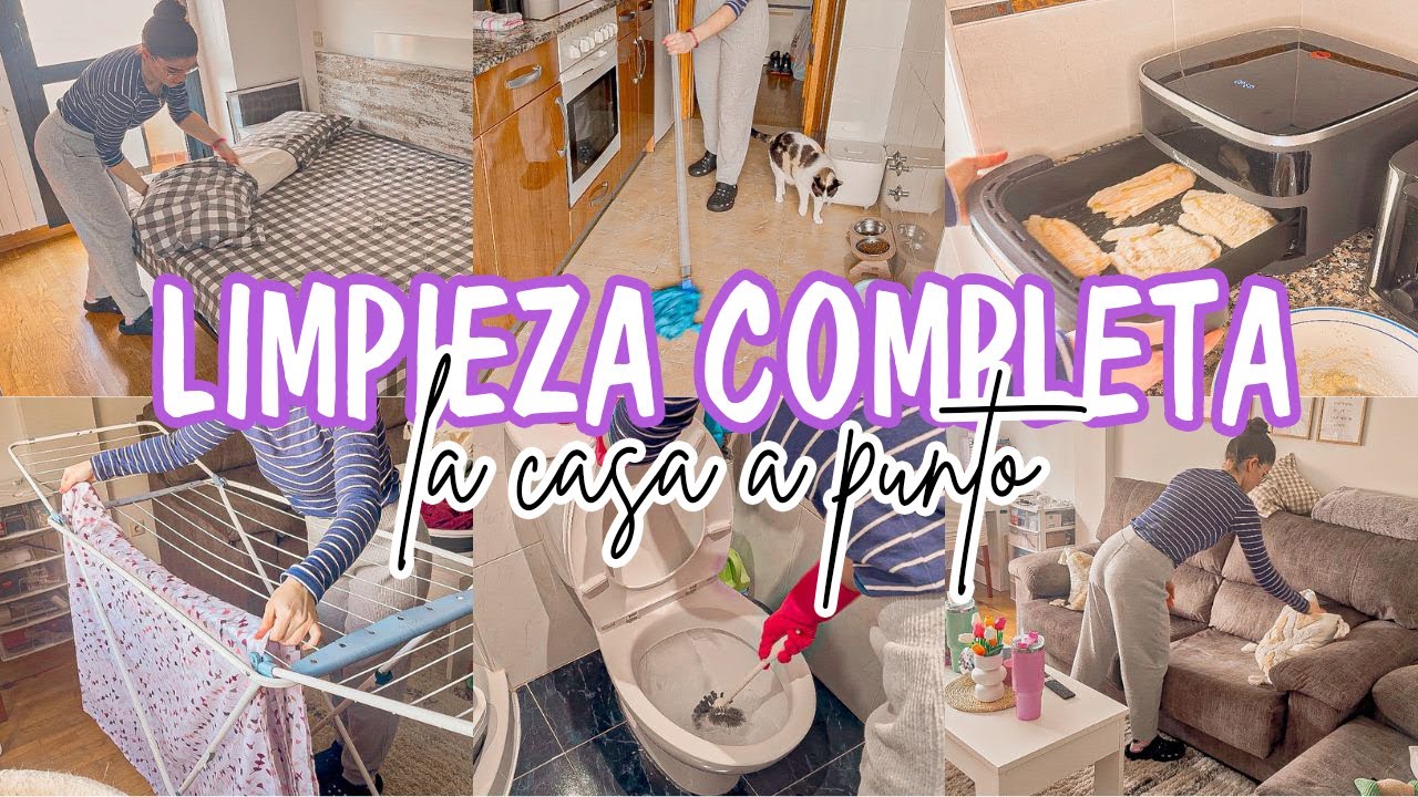 🧽LIMPIEZA PROFUNDA en CASA✨Dejo TODO impecable + receta rápida freidora | A mi manera