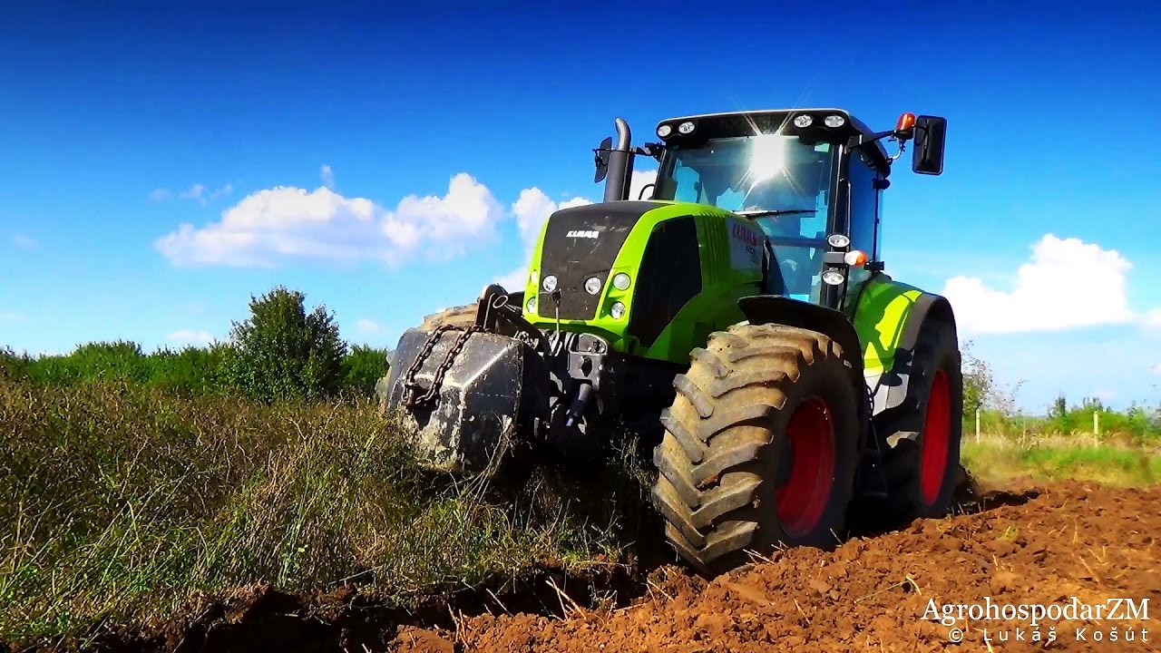 MOTORSOUND - CLAAS Axion 820 - Plowing/Bodenbearbeitung 2016