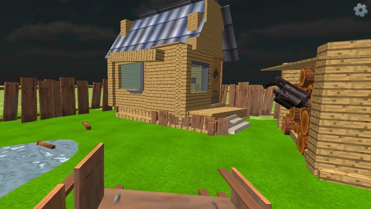 Мой концепт на новую карту в чикен Ган  (из игры бункер 21)