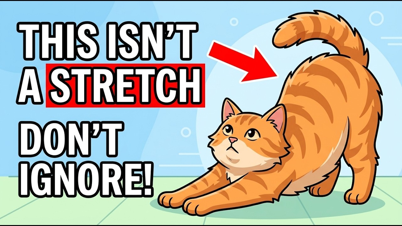 When Your Cat Stretches In Front Of You, This Is What It Really Means