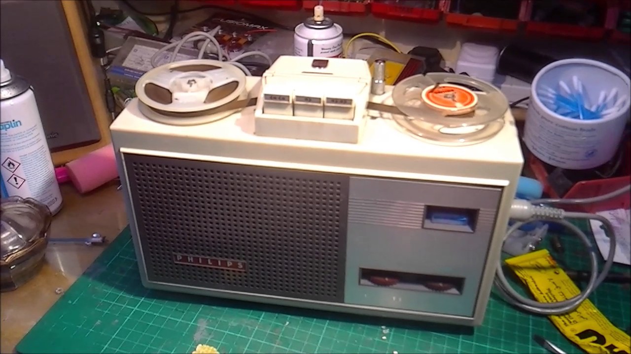 A baby Philips tape recorder, EL3586/15
