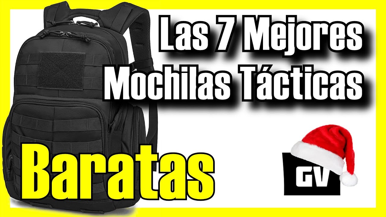 🔥🎒 Las 7 MEJORES Mochilas Tácticas BARATAS de Amazon [2024]✅[Calidad/Precio] Militares / Económicas