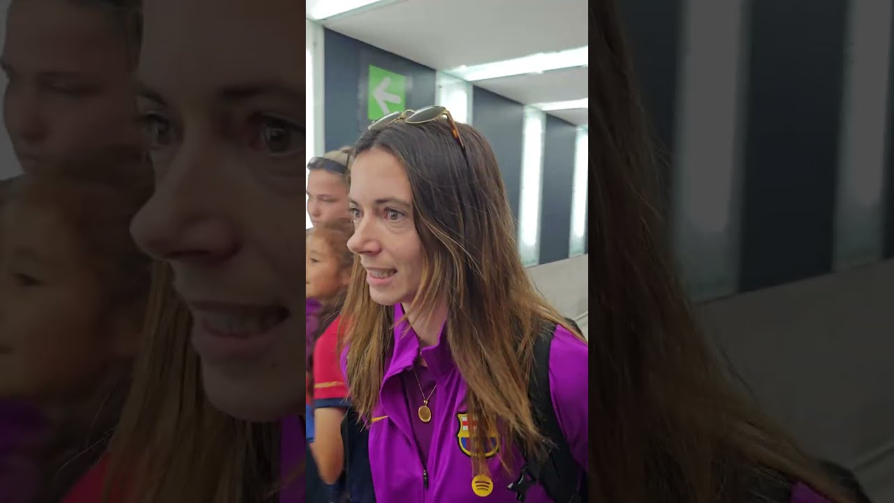 Barcelona Femenil ya está en México; locura por Aitana en el aeropuerto de CDMX