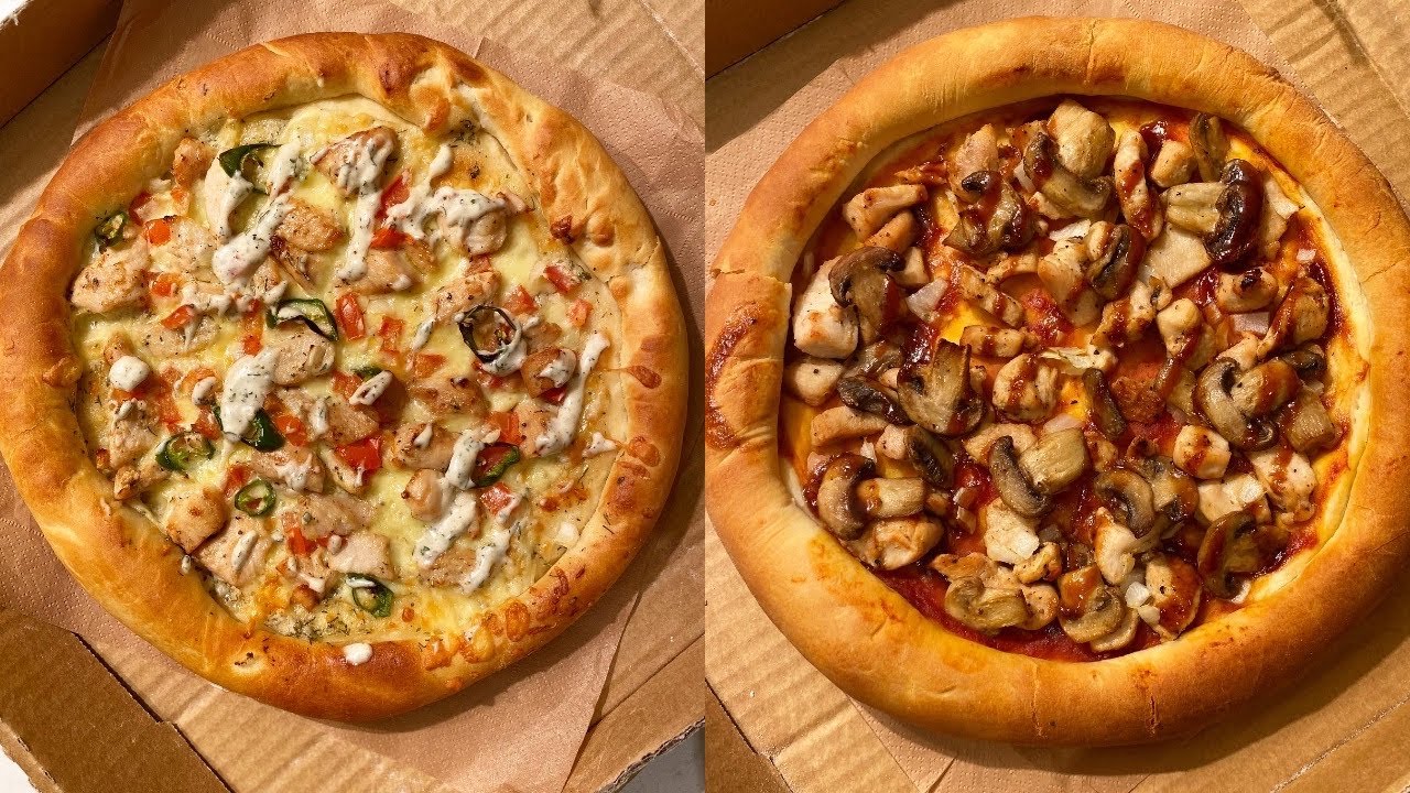 اعملى بابا جونز فى البيت (بيتزا تشيكن رانش - تشيكن باربيكيو) ! Papa John’s by Sara Hijab