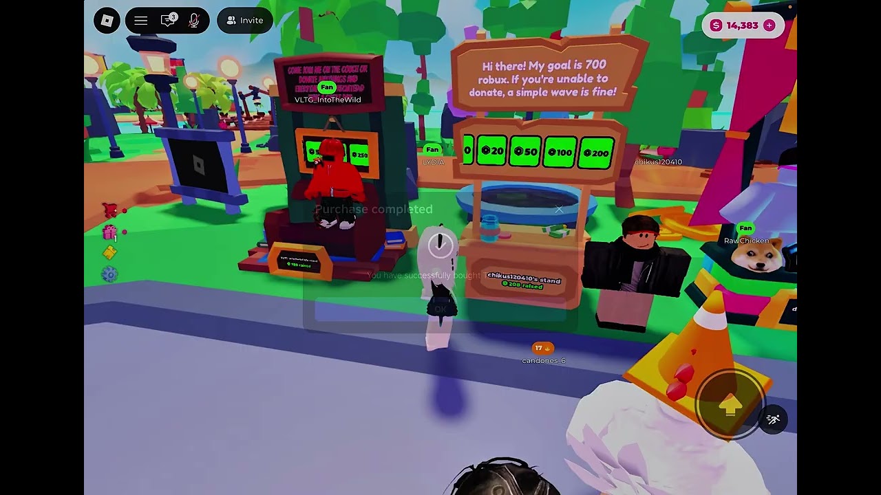 Donating Robux in pls donate! Pt2!