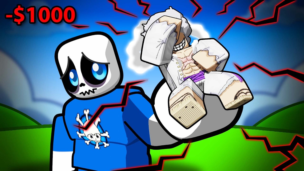 I Spent $1000 For 0.005% Gear 5 Luffy In Universal Tower Defense Roblox