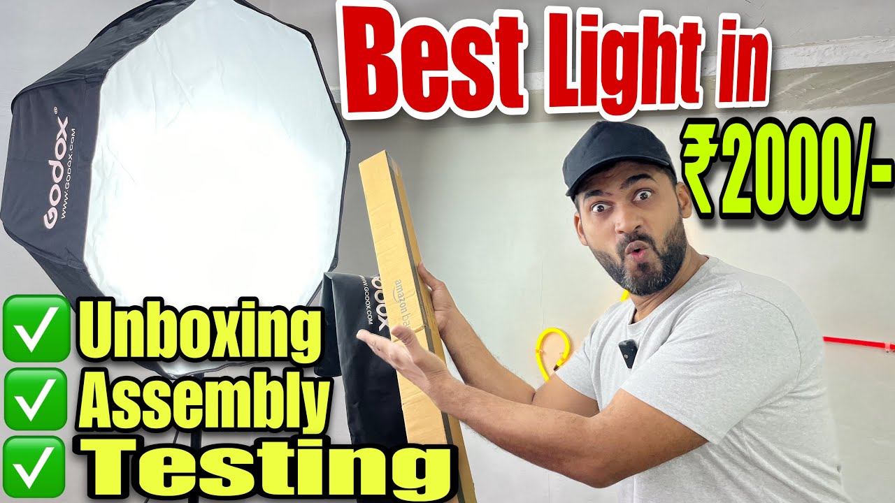 Lighting For Youtube Videos in 2000 only | Light Setup for YouTube | Softbox | Studio Light Setup