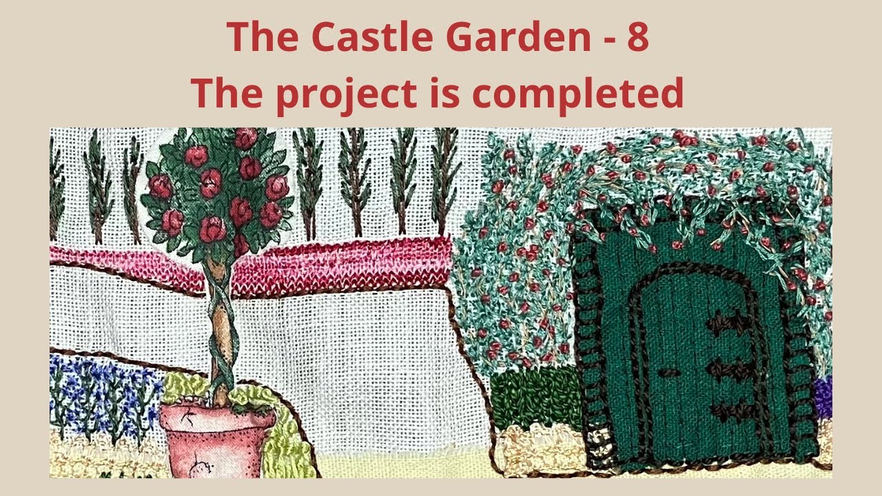 De Kasteeltuin   08 | De tuin is af | Slow Stitching