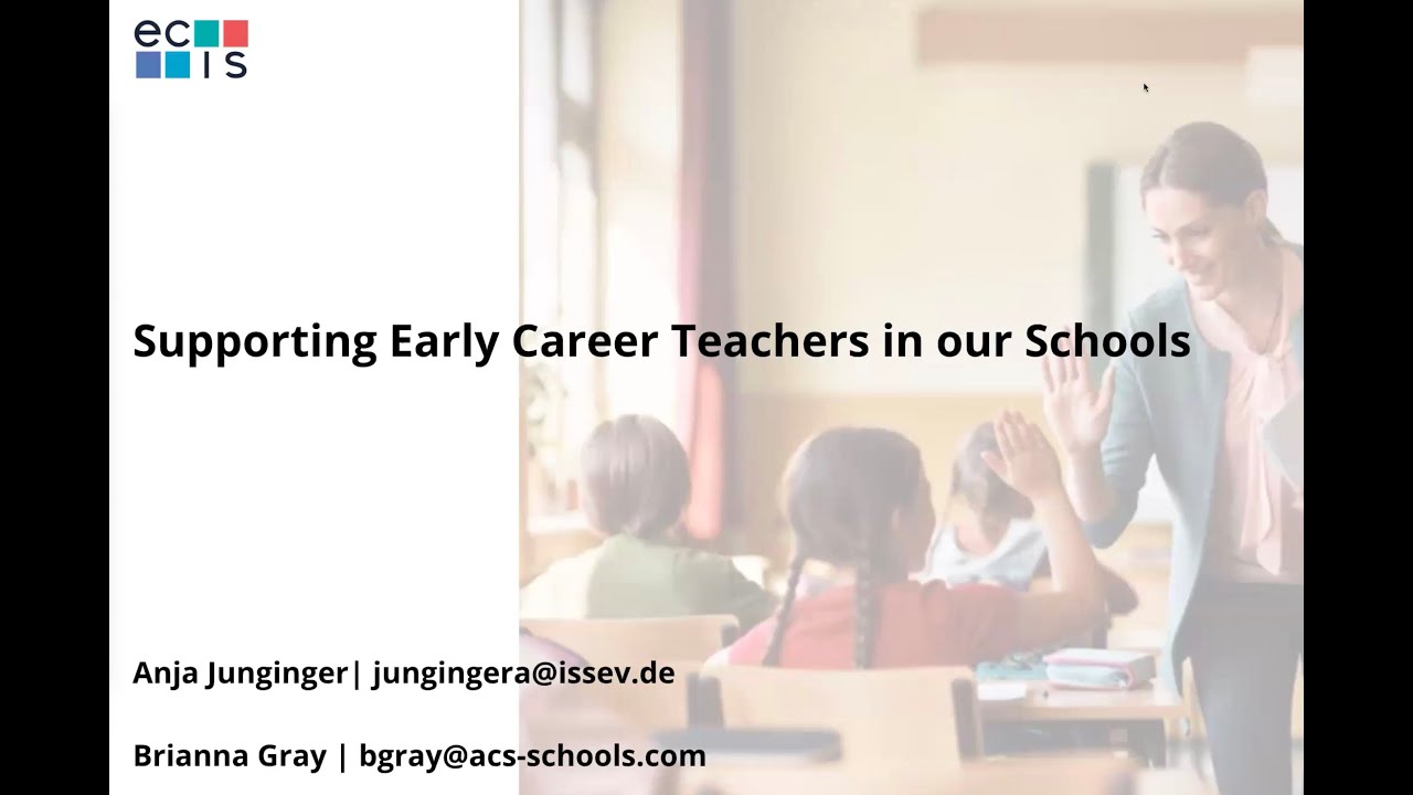 Supporting Early Career Teachers in our Schools