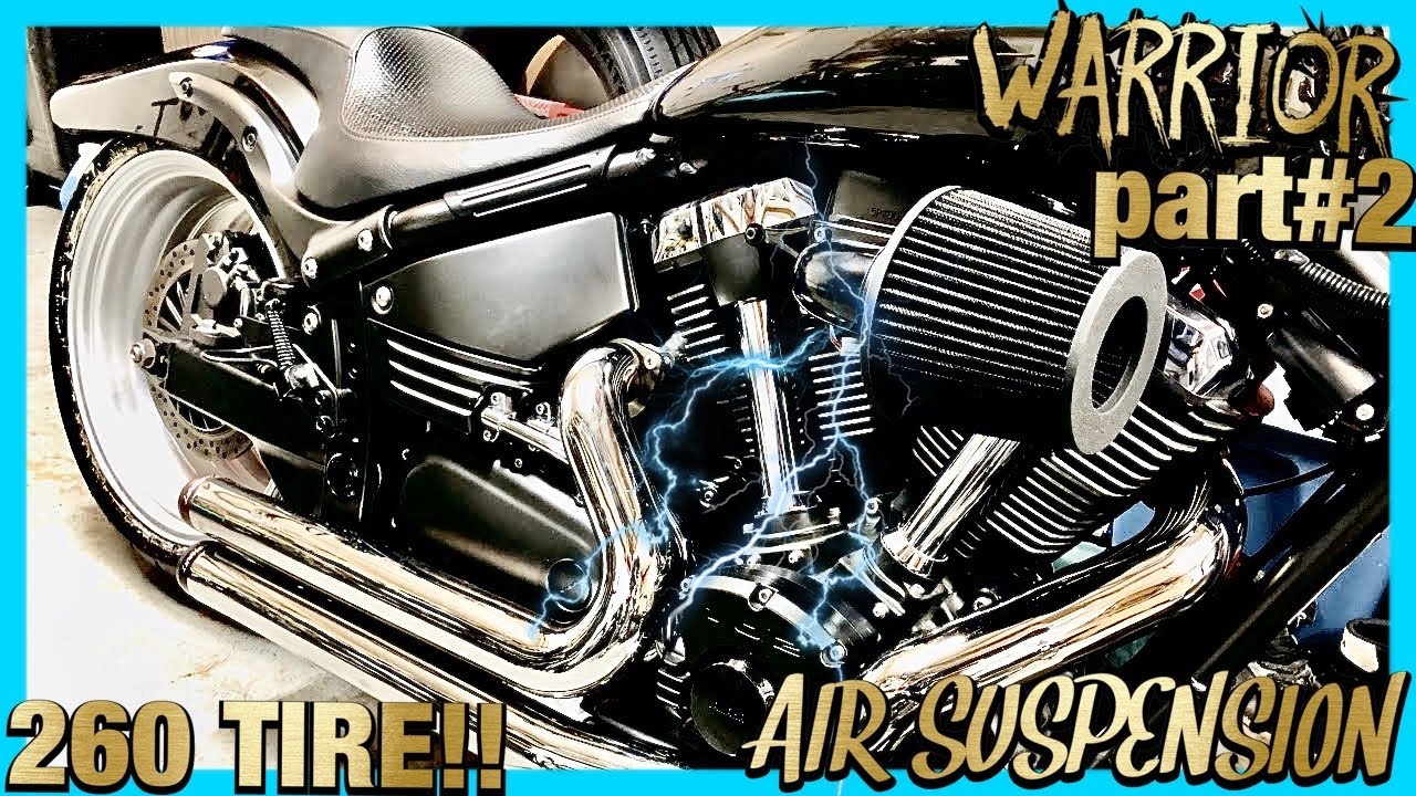YAMAHA WARRIOR FAT TIRE PROJECT | WHEELS | EXHAUST | AIR SUSPENSION | PART #2