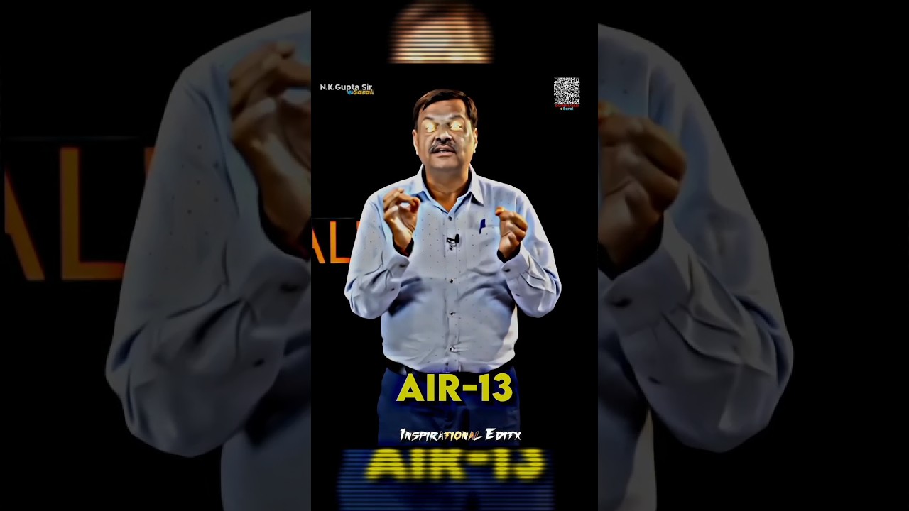 Story Of JEE Advance Topper 🥶 || AIR 13 IIT BOMBAY || IIT 